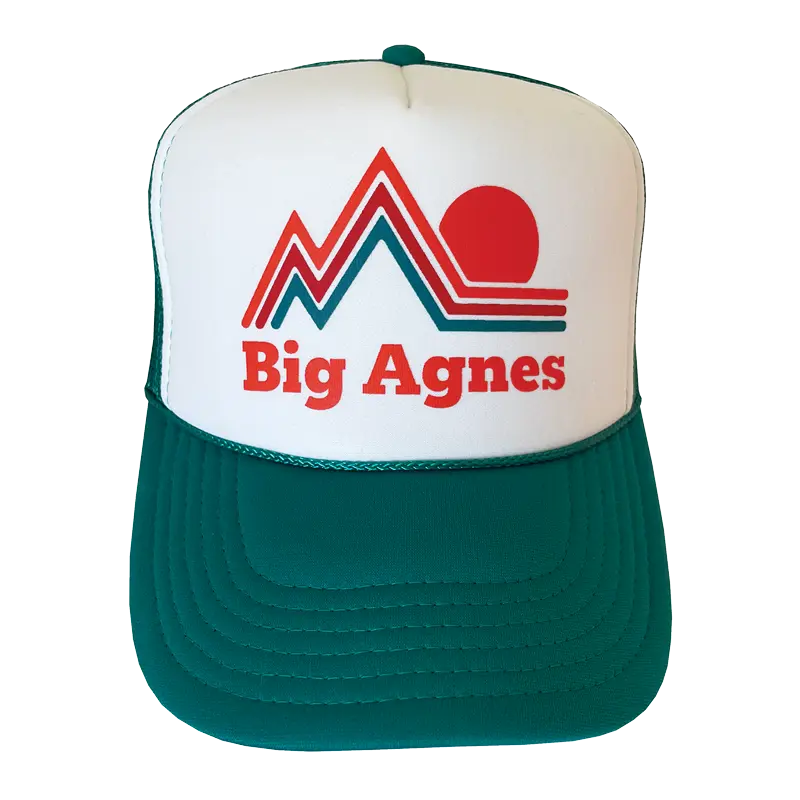 Sunset Stripe Trucker Hat - Jade - Image 3
